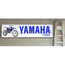 Yamaha YZ400f Garage/Workshop Banner